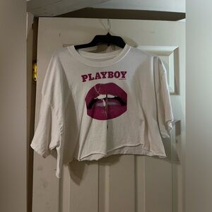Playboy Cropped Shirt